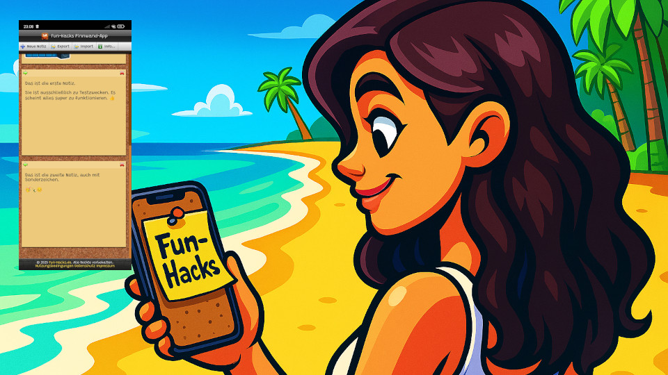 Fun-Hacks Pinnwand-App